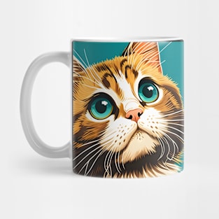 Cute Cat Face Be Happy Everyday - Cat Lover Mug